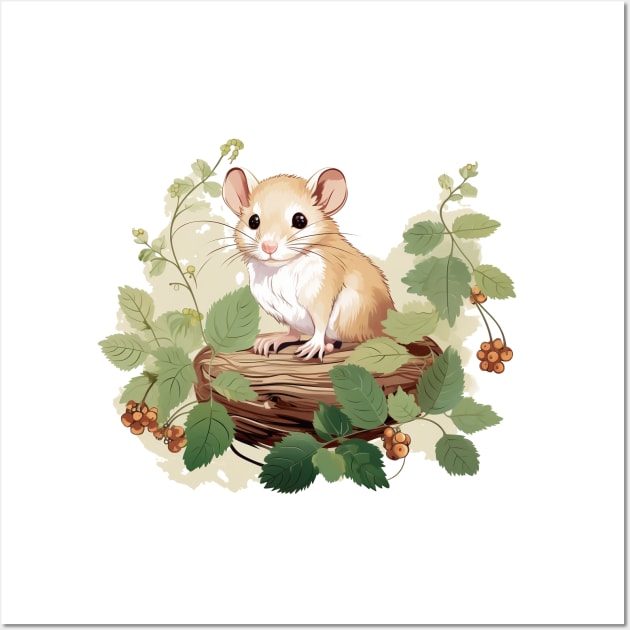 Dormouse Wall Art by zooleisurelife